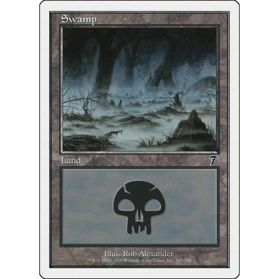 Image for Swamp (347) (347) (7ED) - Magic: The Gathering