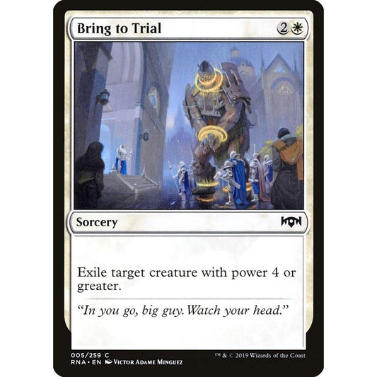 Image for Bring to Trial (5) (RNA) - Magic: The Gathering