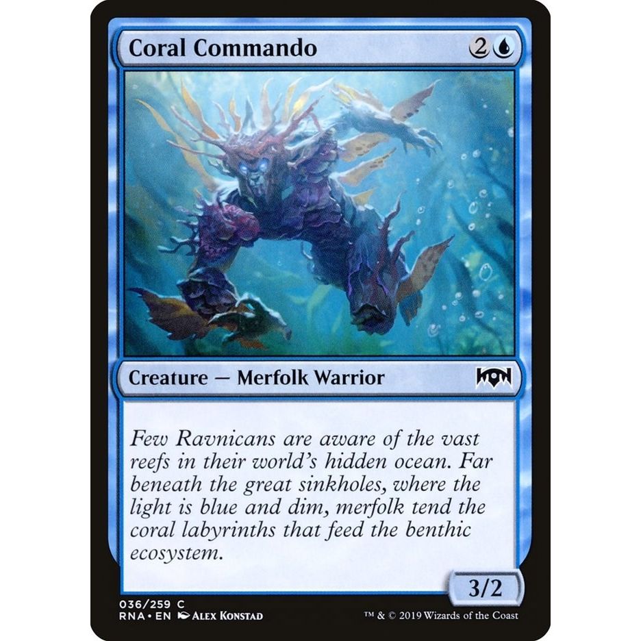 Image for Coral Commando (36) (RNA) - Magic: The Gathering