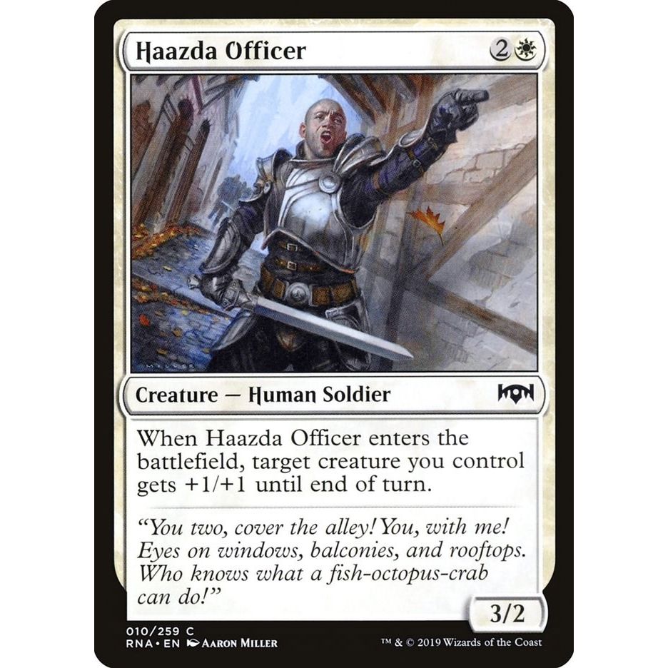 Image for Haazda Officer (10) (RNA) - Magic: The Gathering