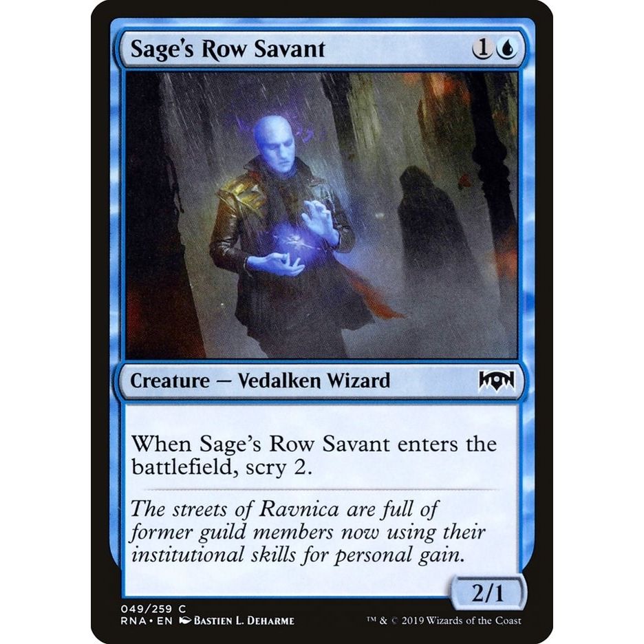 Image for Sage's Row Savant (49) (RNA) - Magic: The Gathering