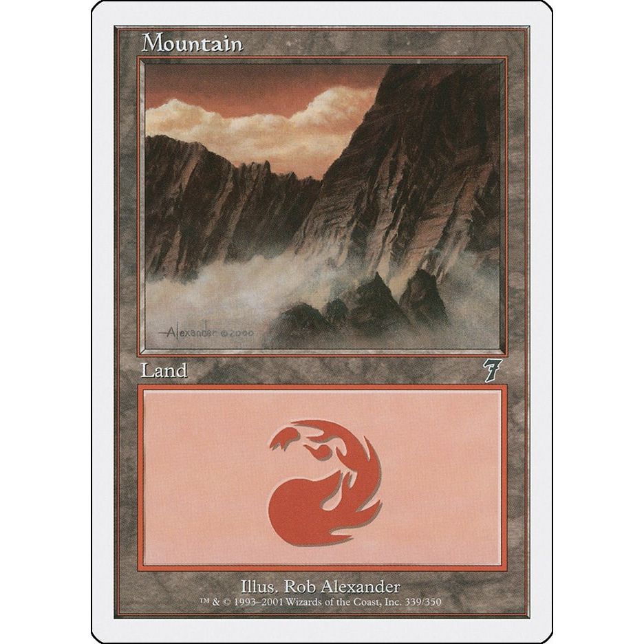Image for Mountain (339) (339) (7ED) - Magic: The Gathering