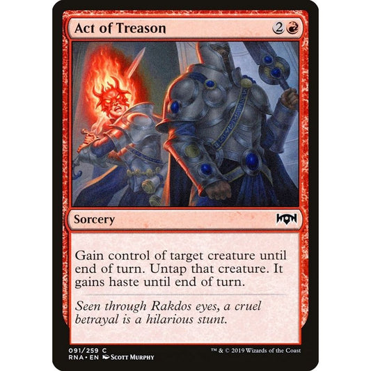 Image for Act of Treason (91) (RNA) - Magic: The Gathering