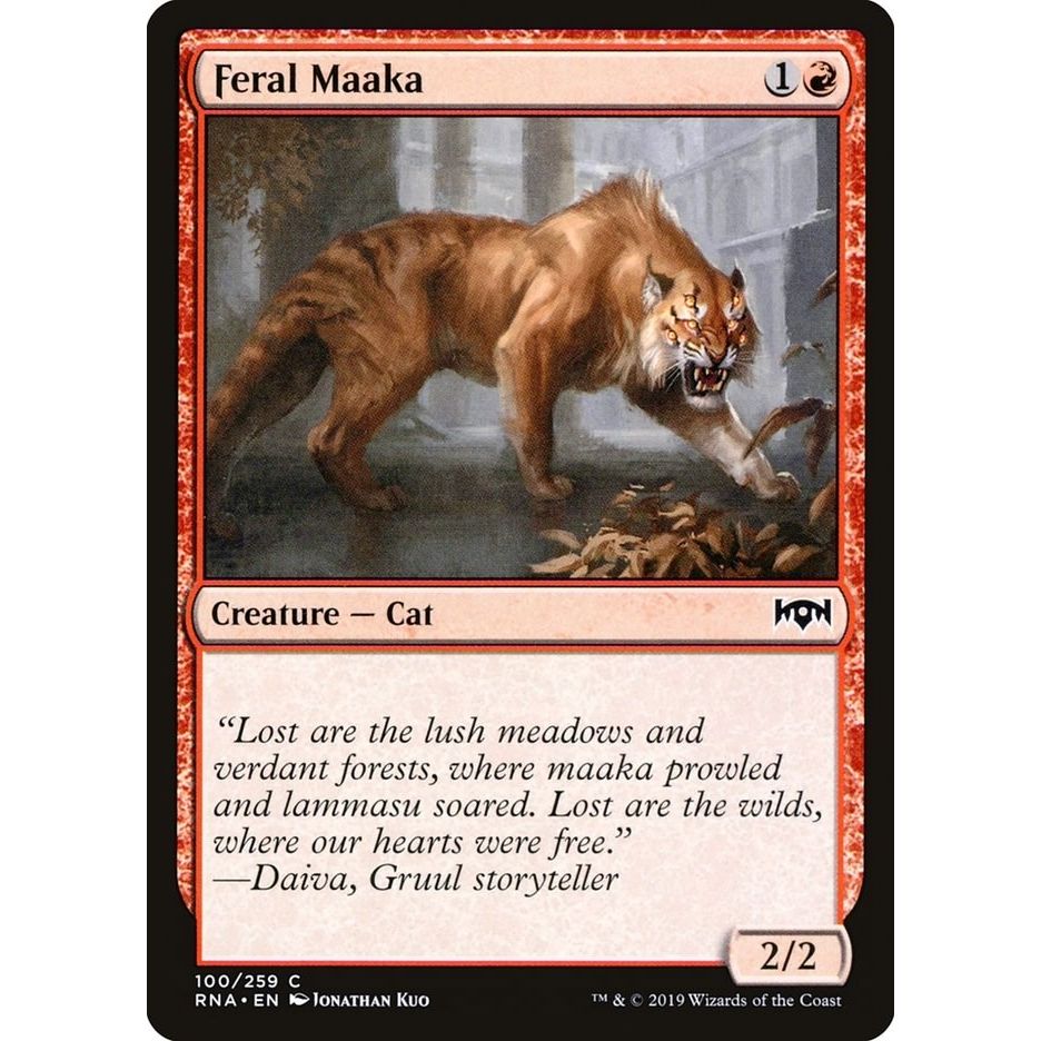 Image for Feral Maaka (100) (RNA) - Magic: The Gathering