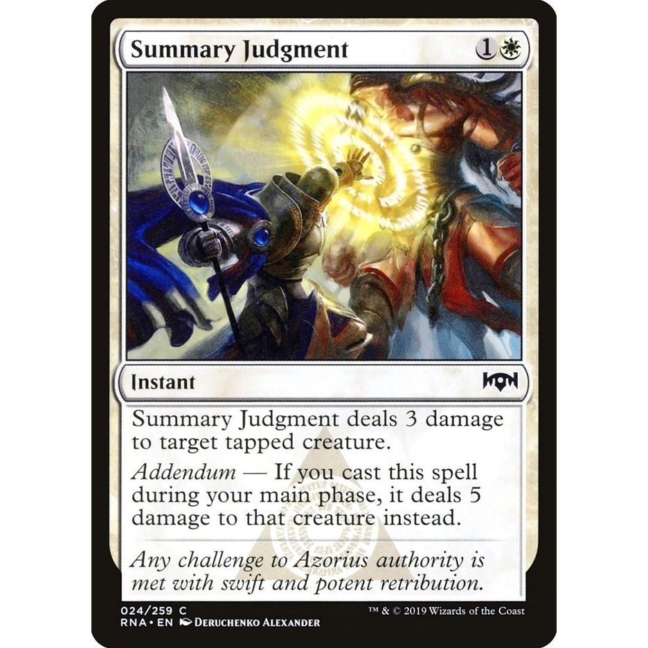 Image for Summary Judgment (24) (RNA) - Magic: The Gathering