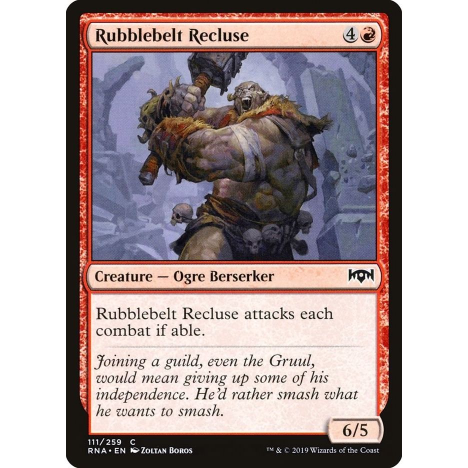 Image for Rubblebelt Recluse (111) (RNA) - Magic: The Gathering