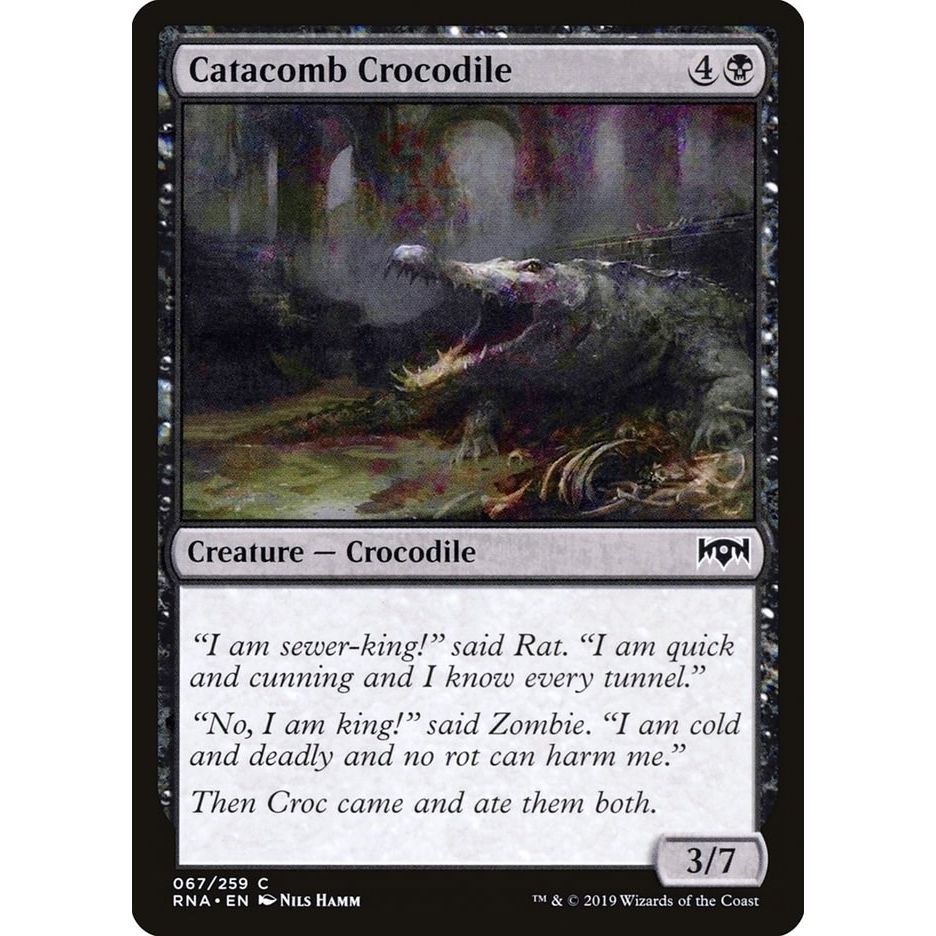 Image for Catacomb Crocodile (67) (RNA) - Magic: The Gathering