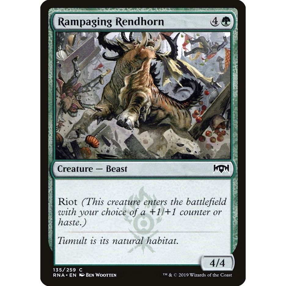 Image for Rampaging Rendhorn (135) (RNA) - Magic: The Gathering