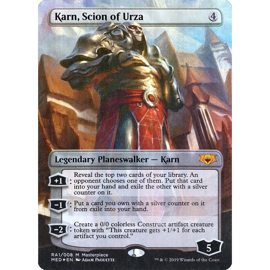 Image for Karn, Scion of Urza (RA1) (MED2) - Magic: The Gathering