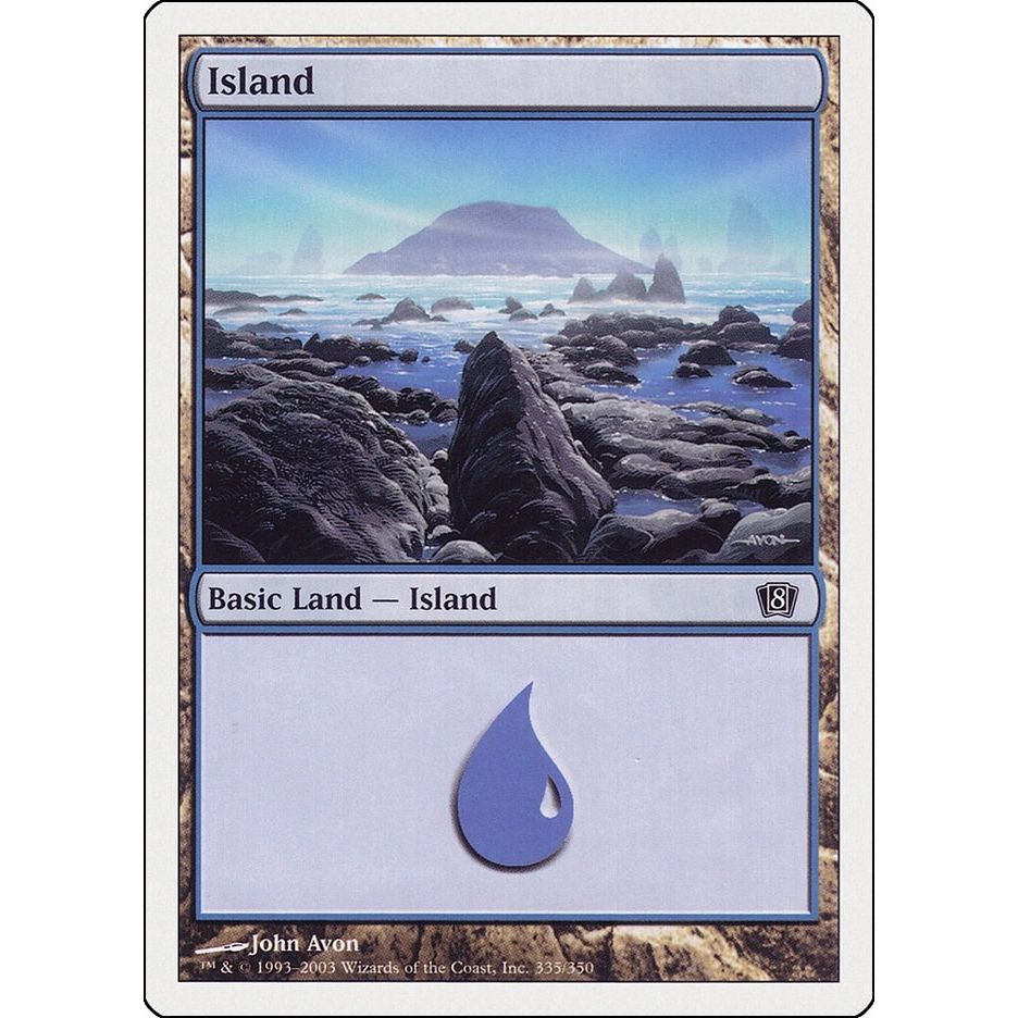 Image for Island (335) (335) (8ED) - Magic: The Gathering