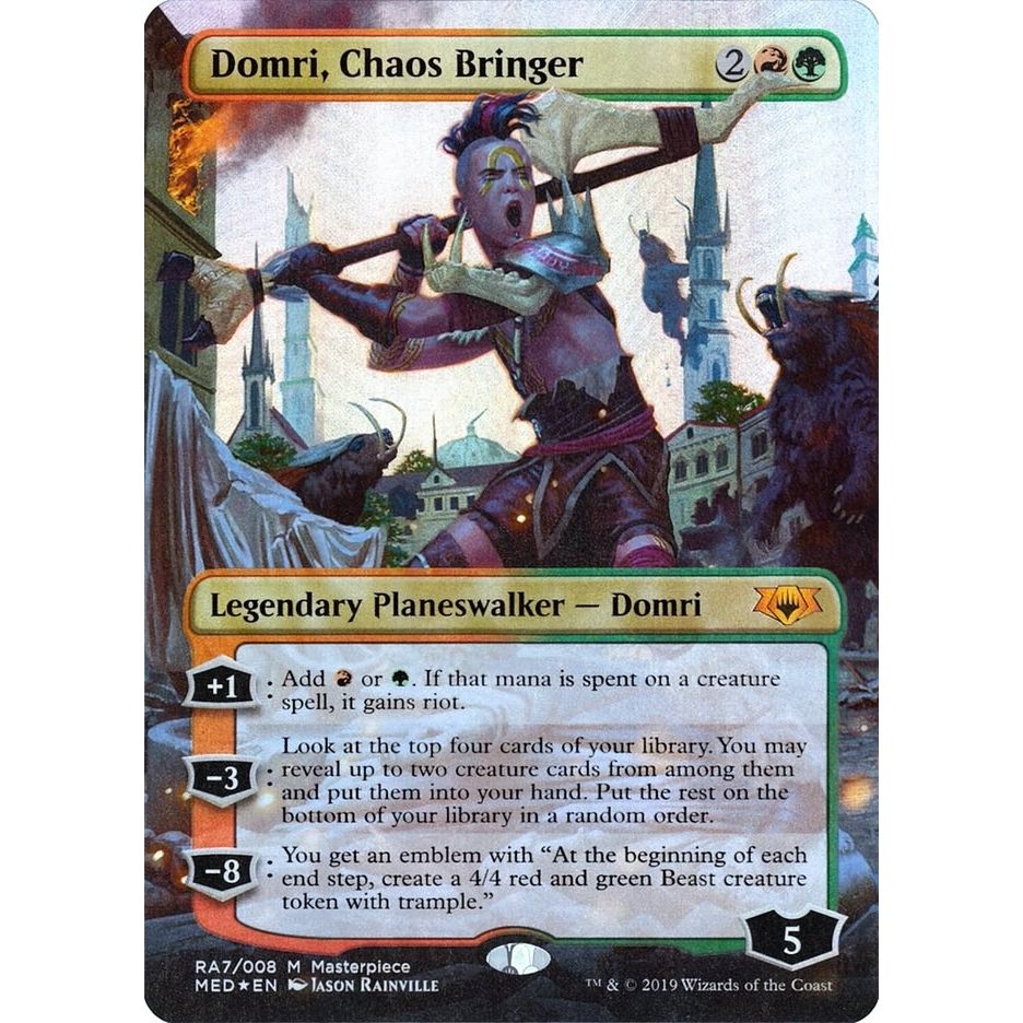 Image for Domri, Chaos Bringer (RA7) (MED2) - Magic: The Gathering