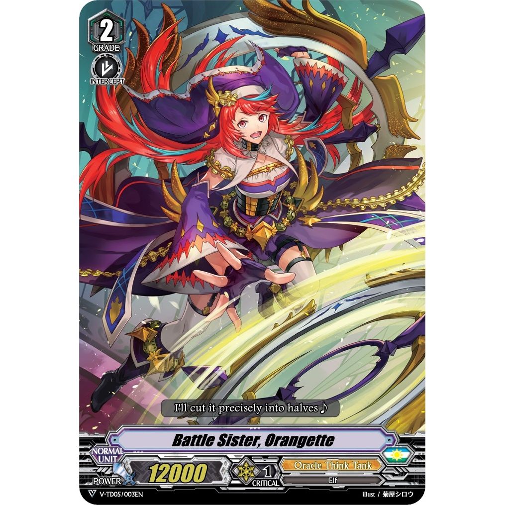 Image for Battle Sister, Orangette (V-TD05/003EN) (V-TD05) - Cardfight Vanguard