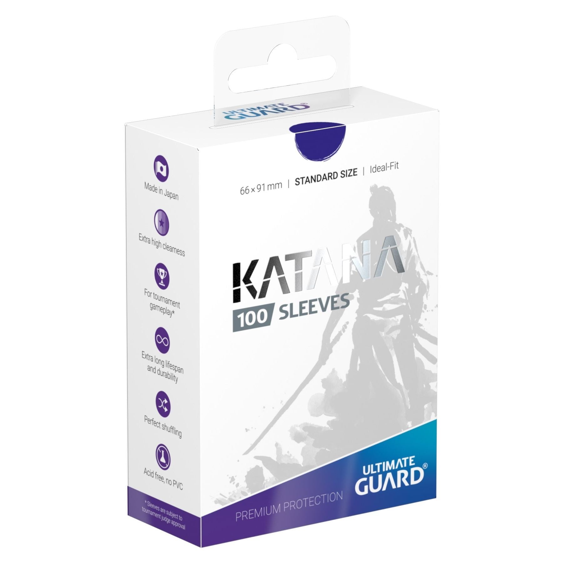 Image for Katana 2018 Standard Size Sleeves - Blue (100-Pack) - Card Sleeves