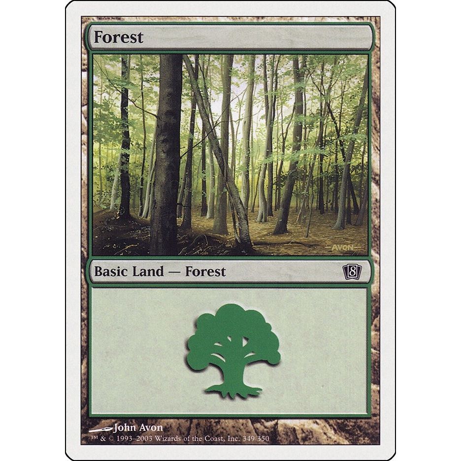 Image for Forest (349) (349) (8ED) - Magic: The Gathering