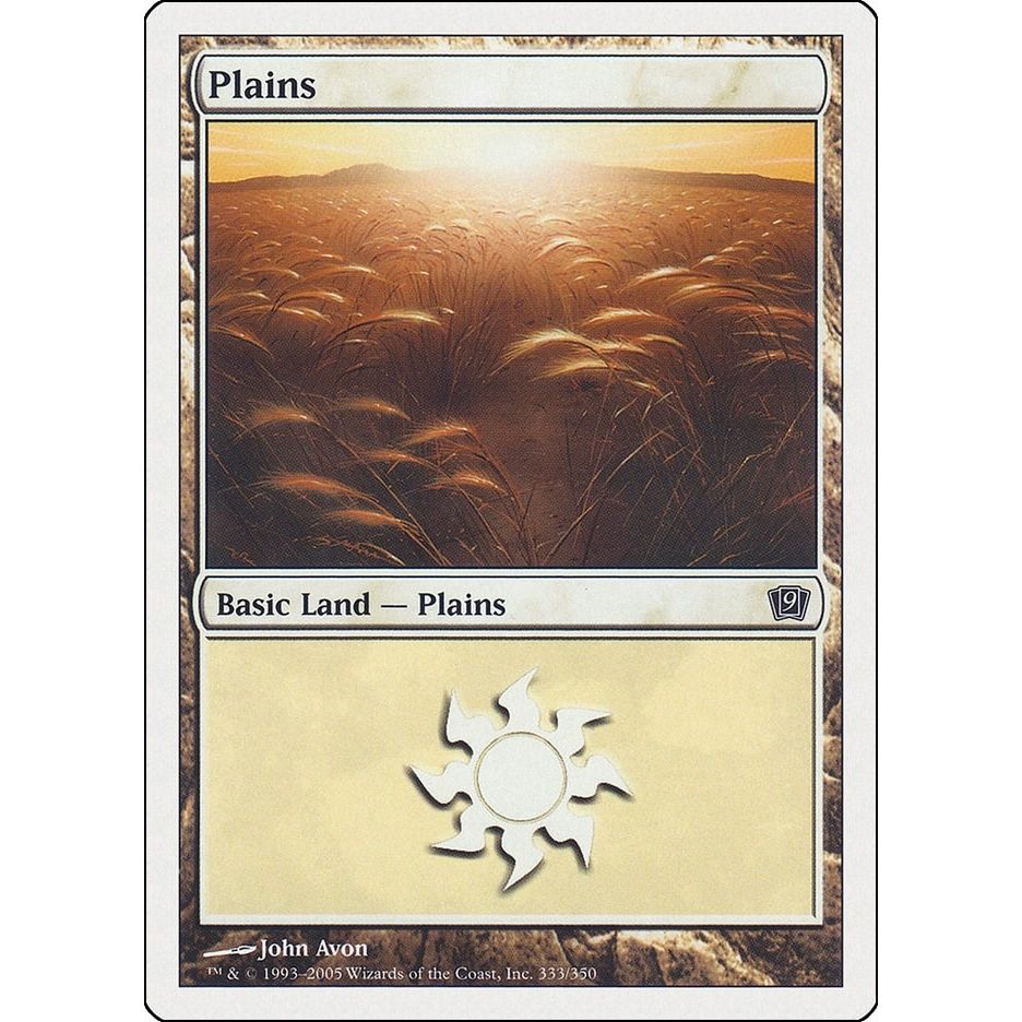 Image for Plains (333) (333) (9ED) - Magic: The Gathering