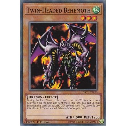 Image for Twin-Headed Behemoth (SS02-ENA06) (SS02) - YuGiOh