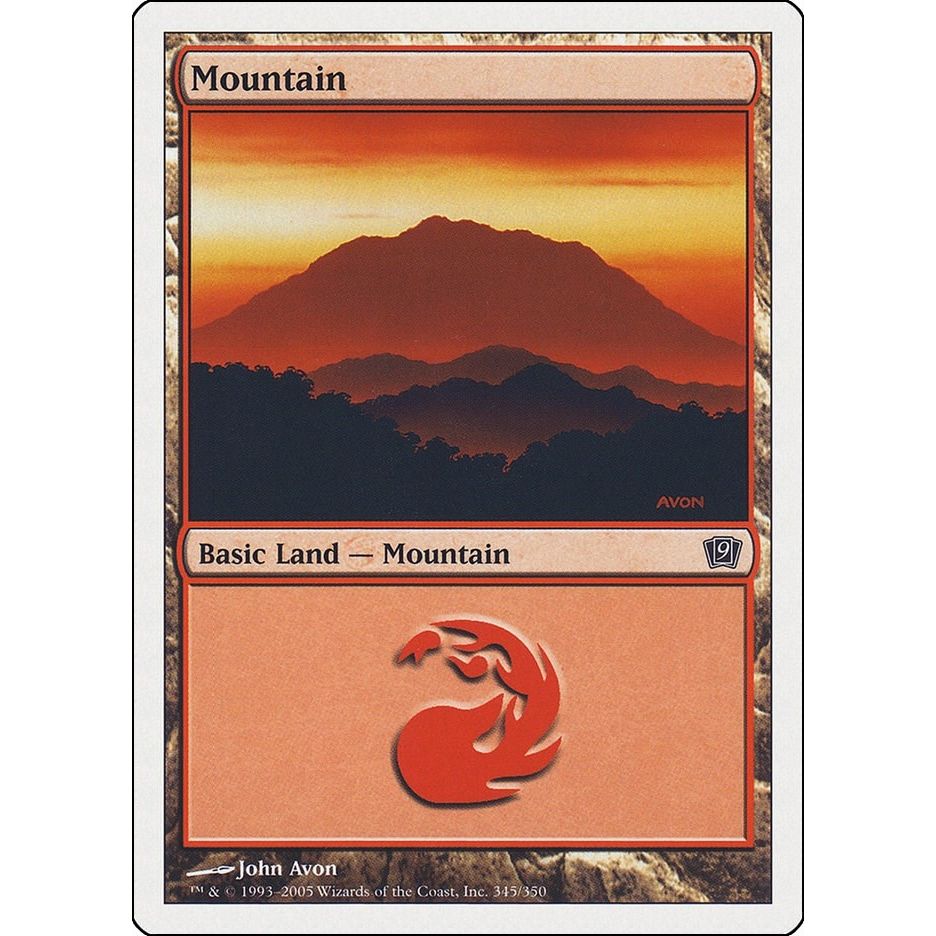 Image for Mountain (345) (345) (9ED) - Magic: The Gathering