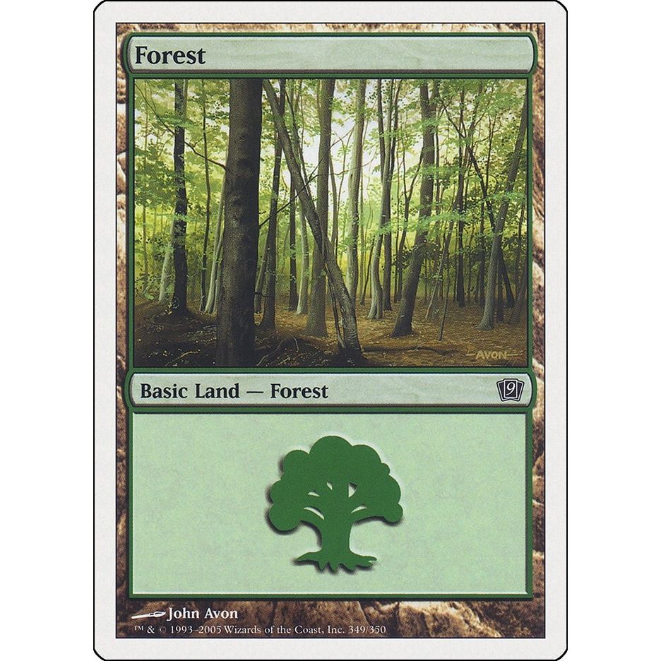 Image for Forest (349) (349) (9ED) - Magic: The Gathering