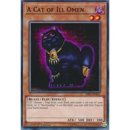 Image for A Cat of Ill Omen (SS01-ENB11) (SS01) - YuGiOh