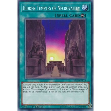 Image for Hidden Temples of Necrovalley (SS01-ENB13) (SS01) - YuGiOh