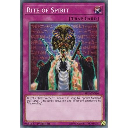 Image for Rite of Spirit (SS01-ENB16) (SS01) - YuGiOh
