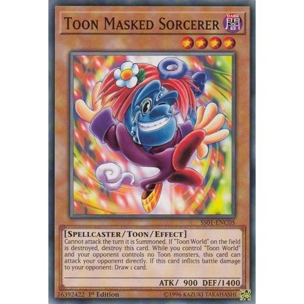 Image for Toon Masked Sorcerer (SS01-ENC05) (SS01) - YuGiOh