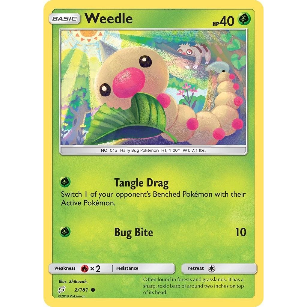 Image for Weedle (2) (2/181) (SM9) - Pokemon