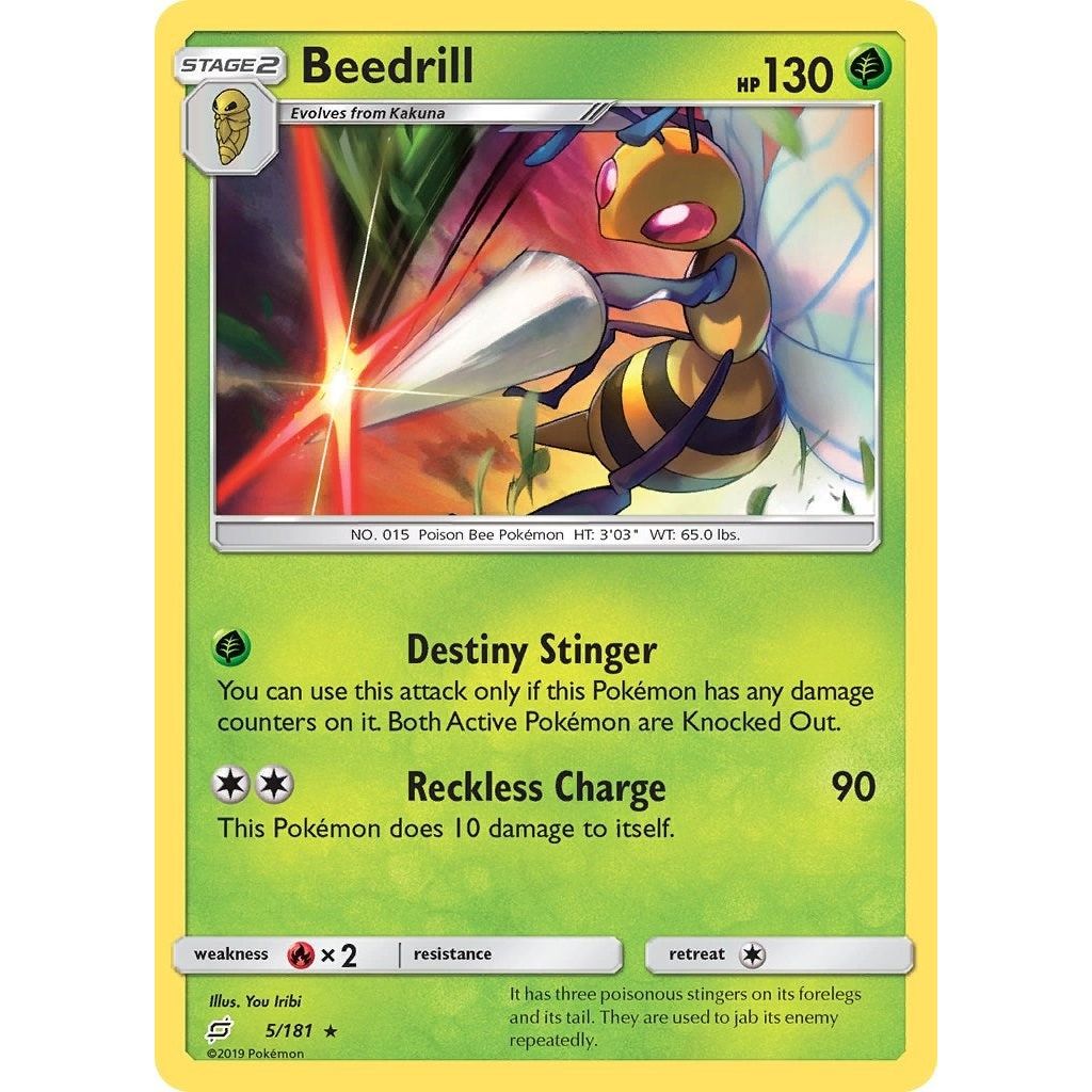 Image for Beedrill (5/181) (SM9) - Pokemon