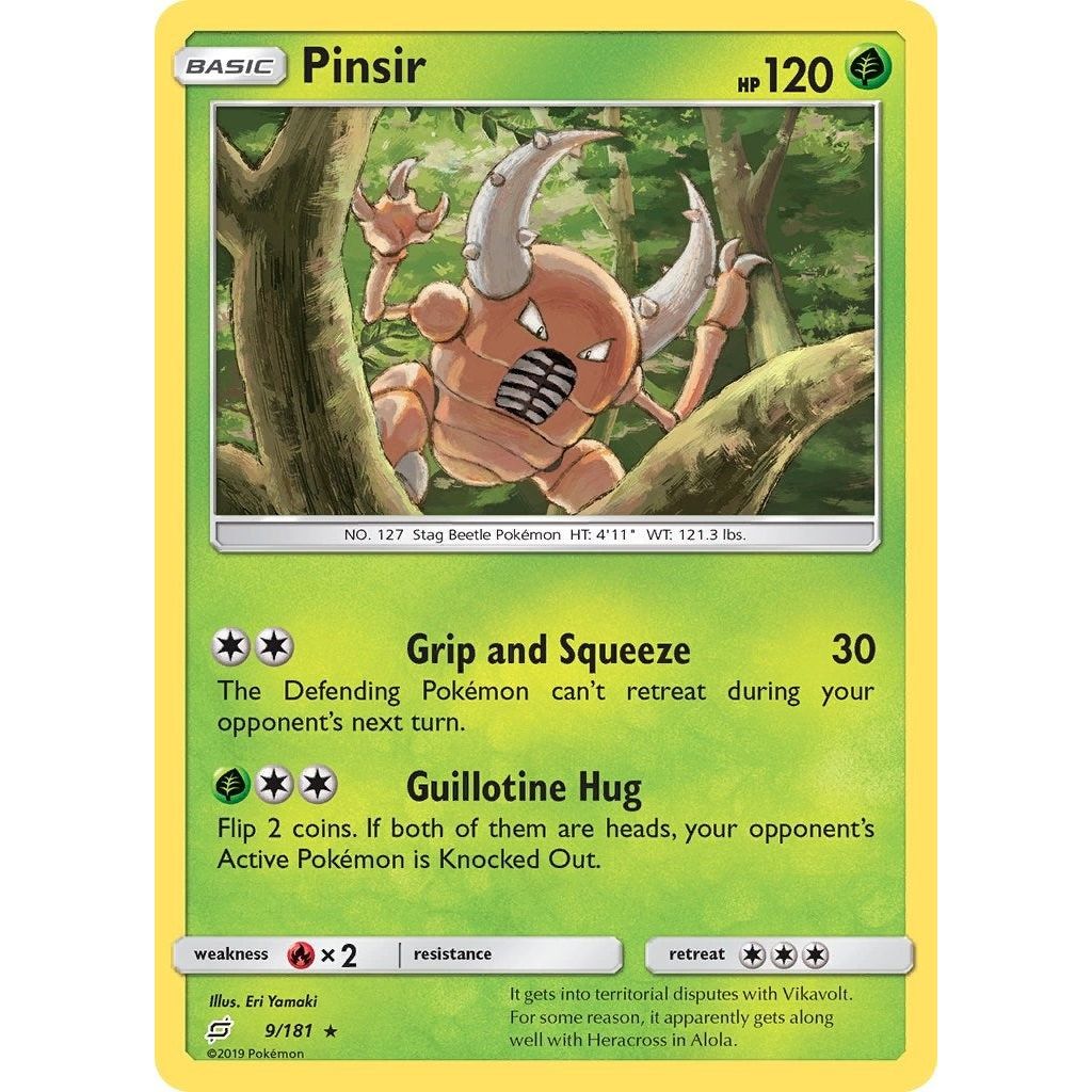 Image for Pinsir (9/181) (SM9) - Pokemon