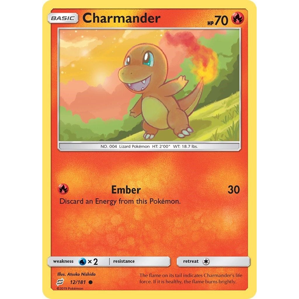 Image for Charmander (12) (12/181) (SM9) - Pokemon