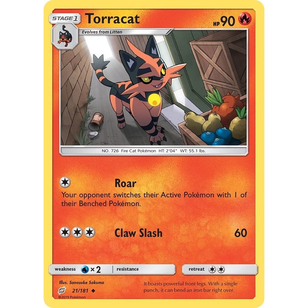 Image for Torracat (21/181) (SM9) - Pokemon