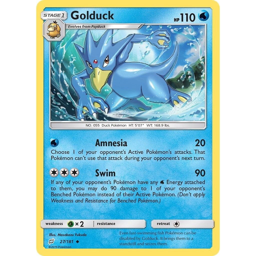 Image for Golduck (27/181) (SM9) - Pokemon