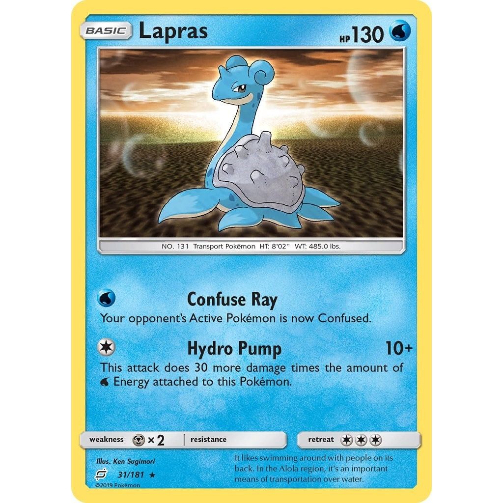 Image for Lapras (31/181) (SM9) - Pokemon