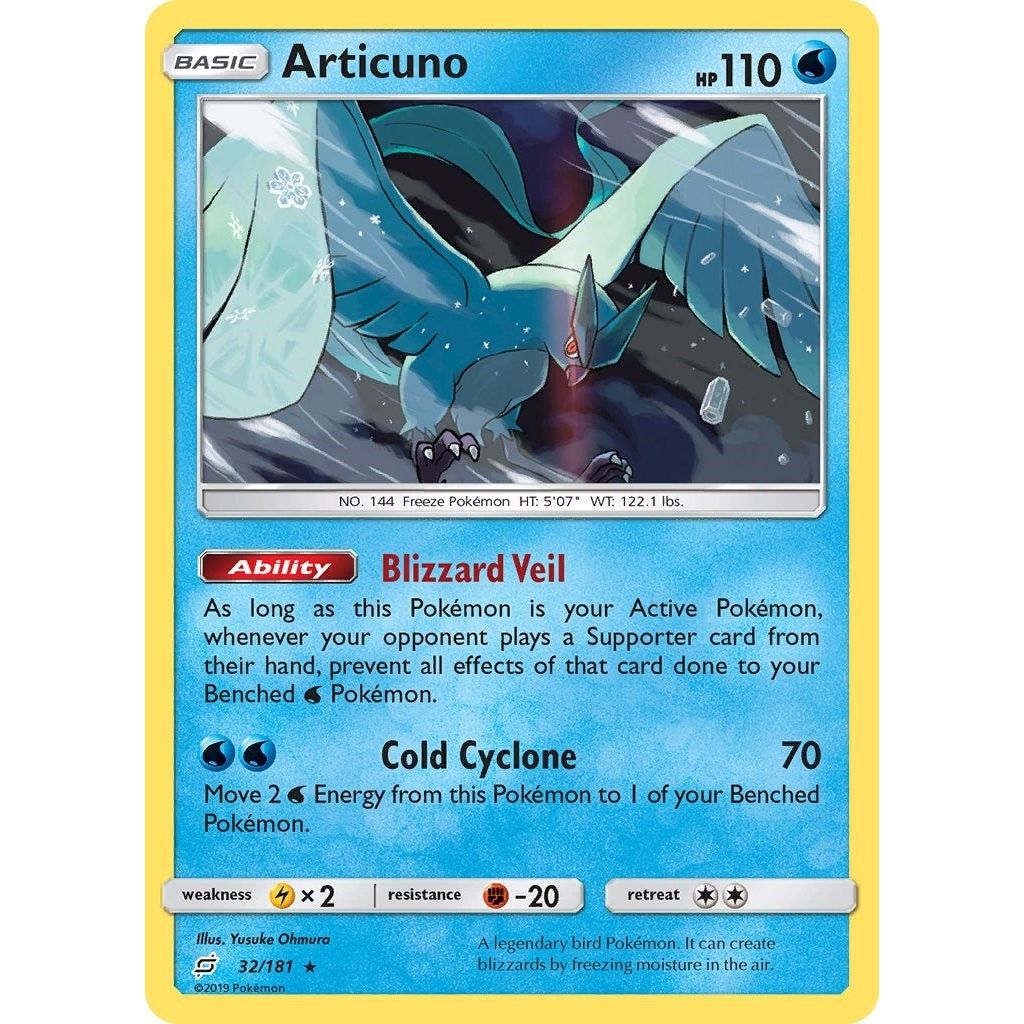 Image for Articuno (32/181) (SM9) - Pokemon