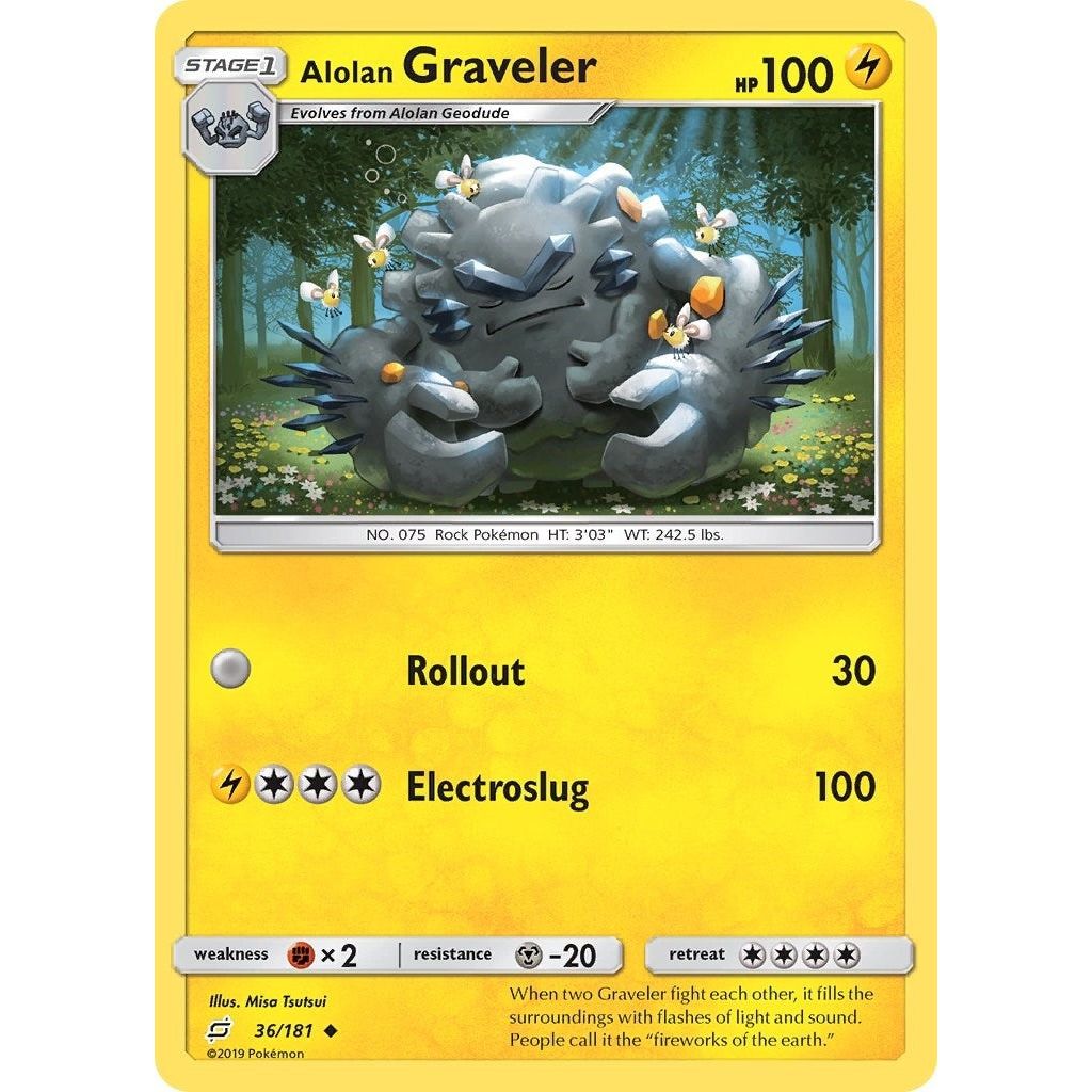 Image for Alolan Graveler (36/181) (SM9) - Pokemon