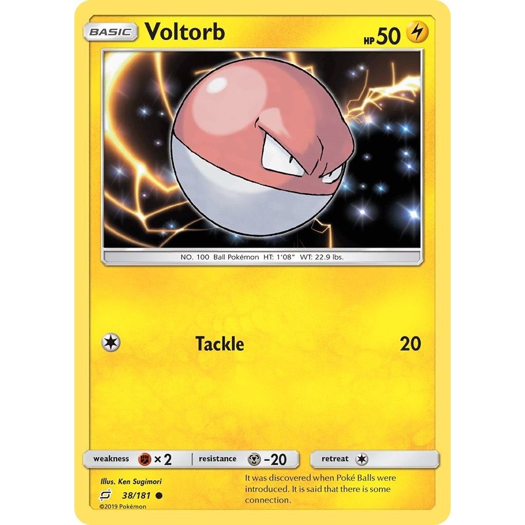 Image for Voltorb (38/181) (SM9) - Pokemon