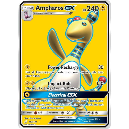 Image for Ampharos GX (Full Art) (163/181) (SM9) - Pokemon