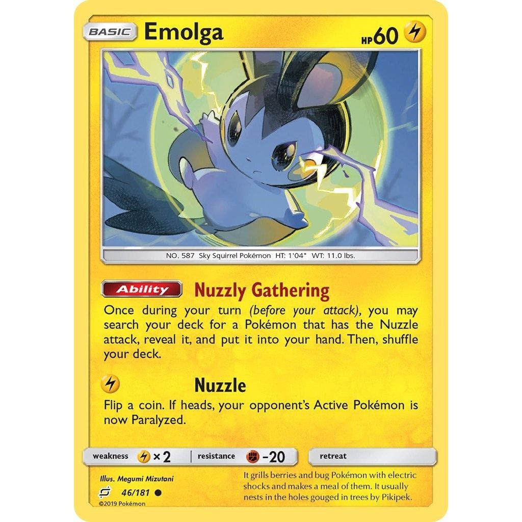 Image for Emolga (46/181) (SM9) - Pokemon