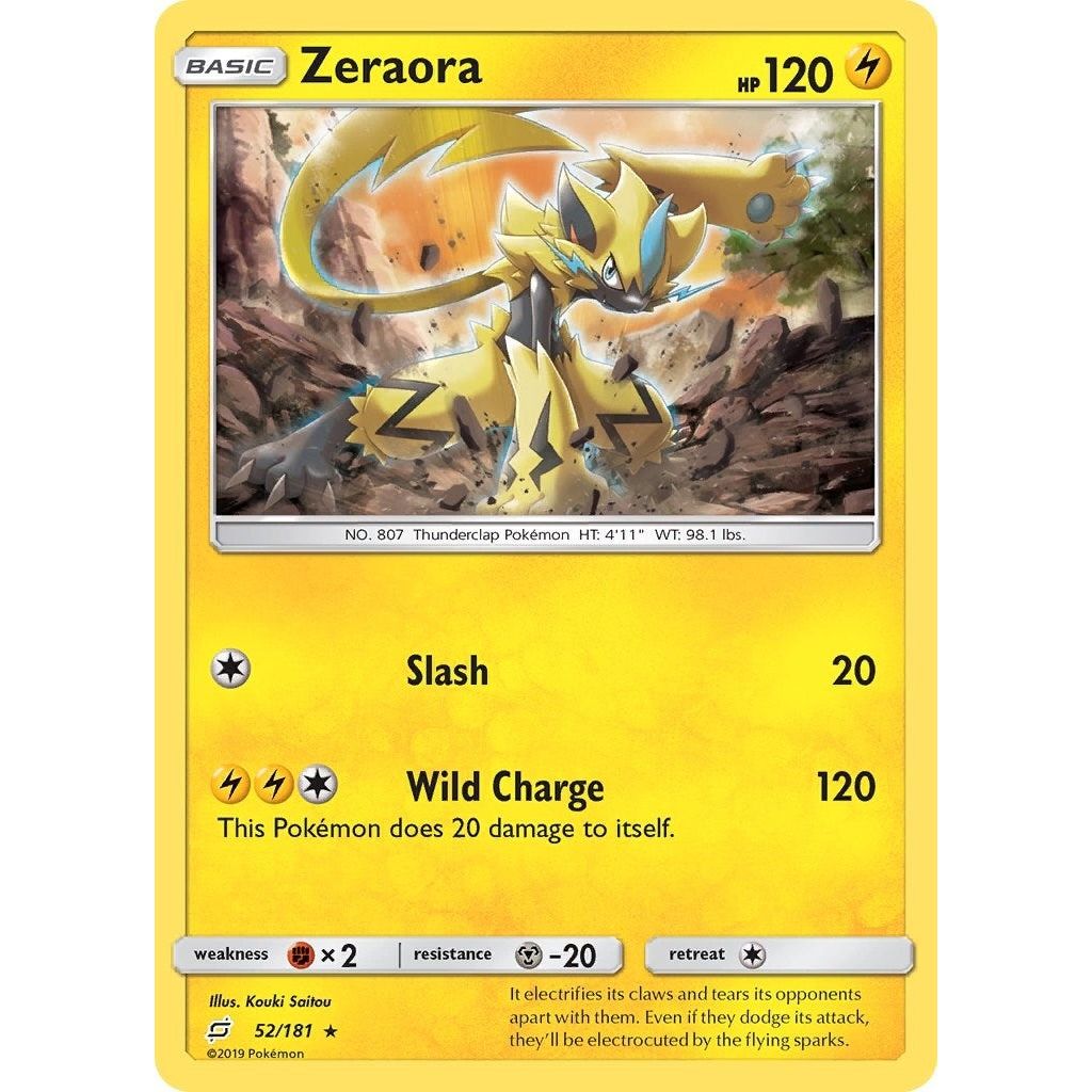 Image for Zeraora (52/181) (SM9) - Pokemon