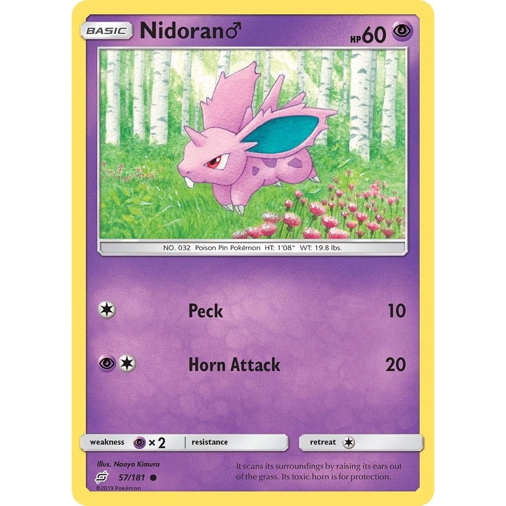 Image for Nidoran M (57/181) (SM9) - Pokemon