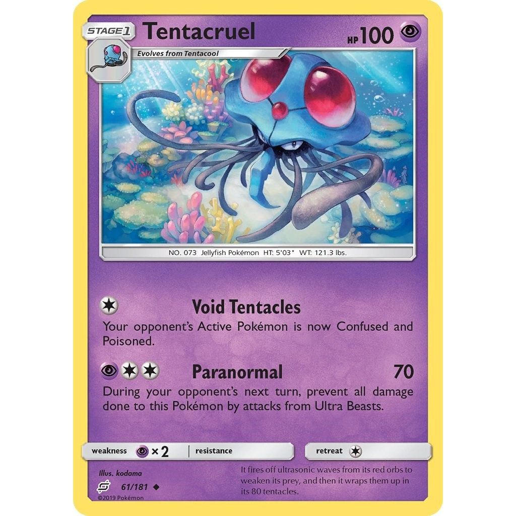 Image for Tentacruel (61/181) (SM9) - Pokemon