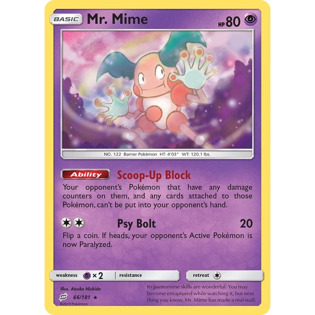 Image for Mr. Mime (66/181) (SM9) - Pokemon