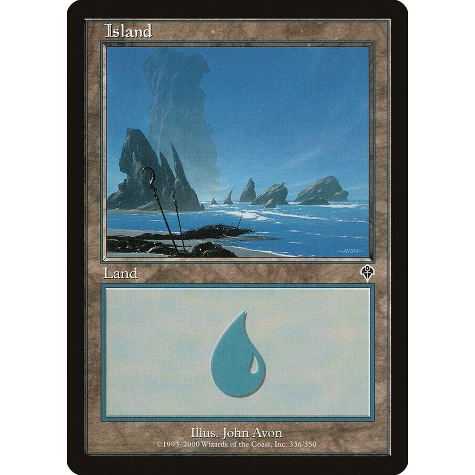 Image for Island (336) (336) (INV) - Magic: The Gathering