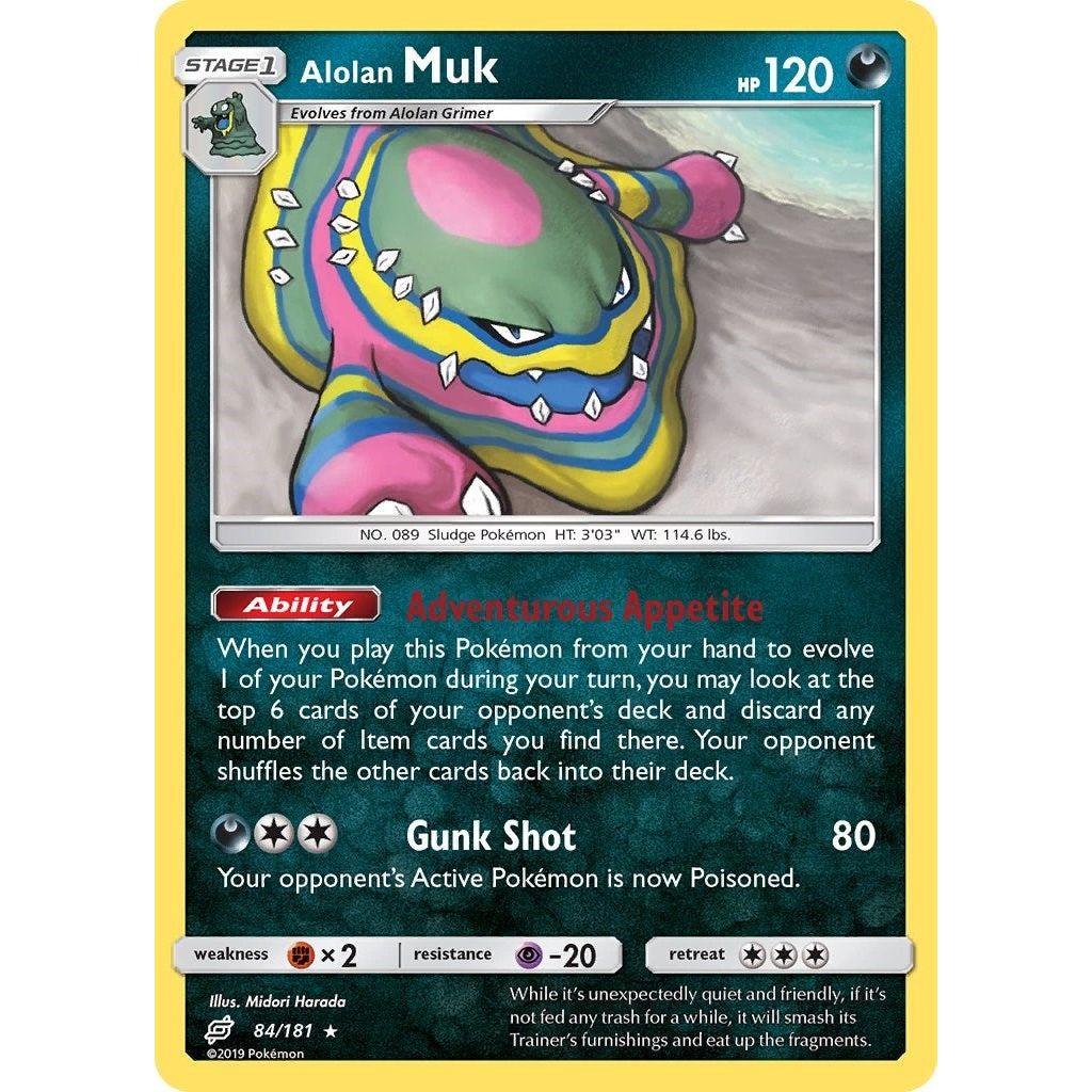 Image for Alolan Muk (84/181) (SM9) - Pokemon