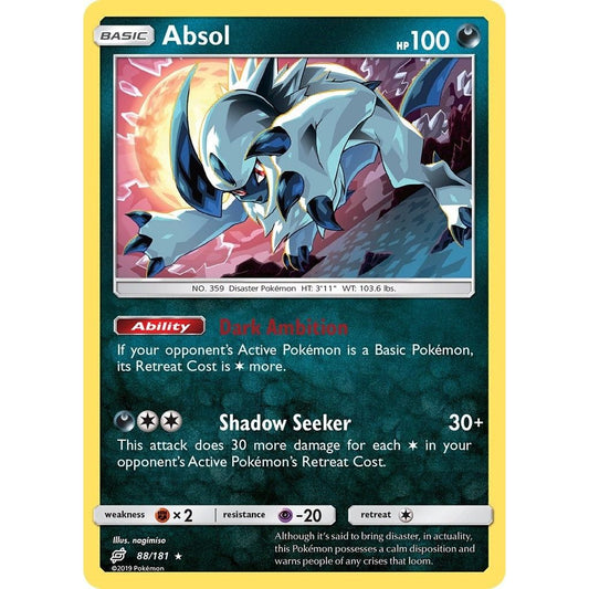 Image for Absol (88/181) (SM9) - Pokemon