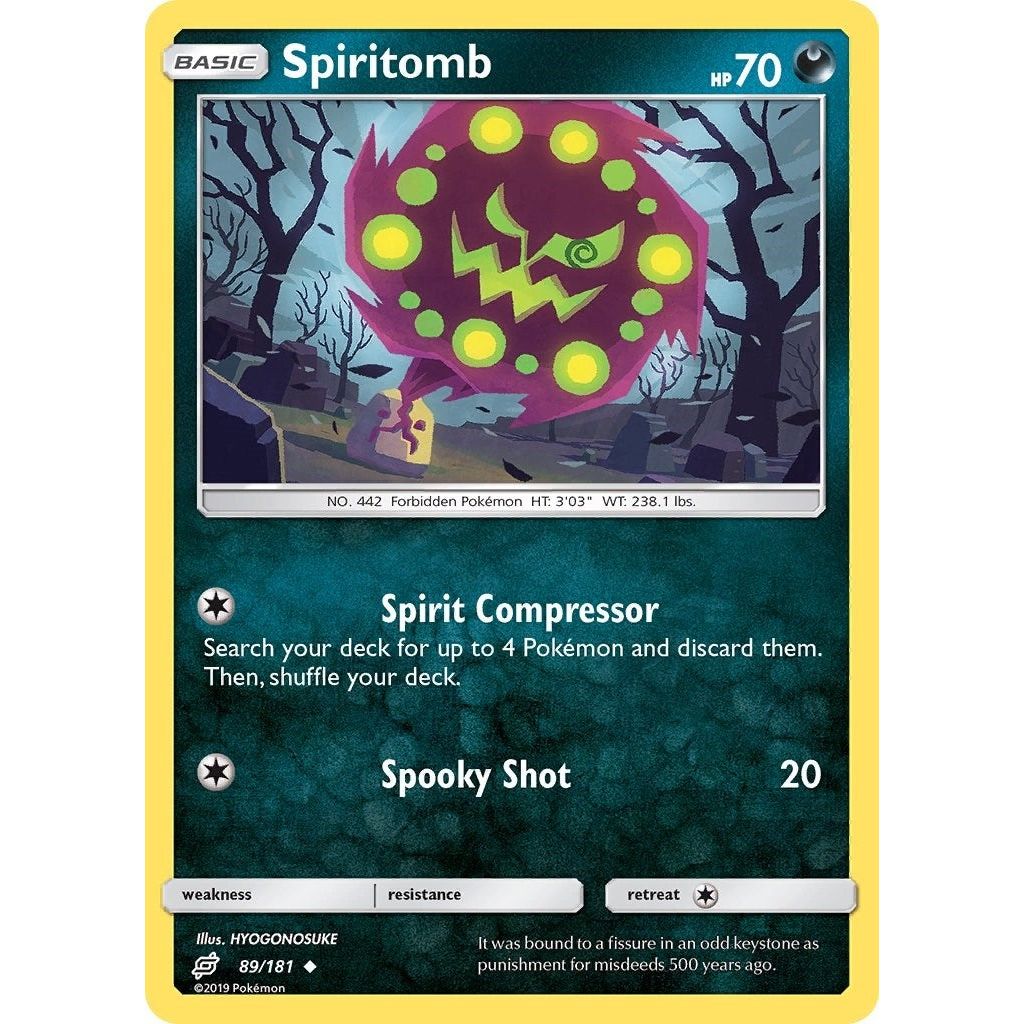 Image for Spiritomb (89/181) (SM9) - Pokemon