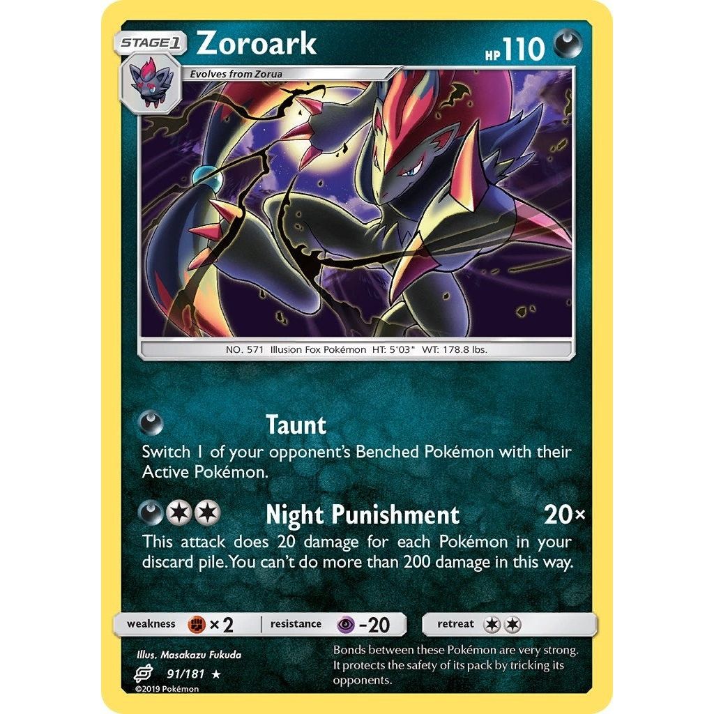 Image for Zoroark (91/181) (SM9) - Pokemon