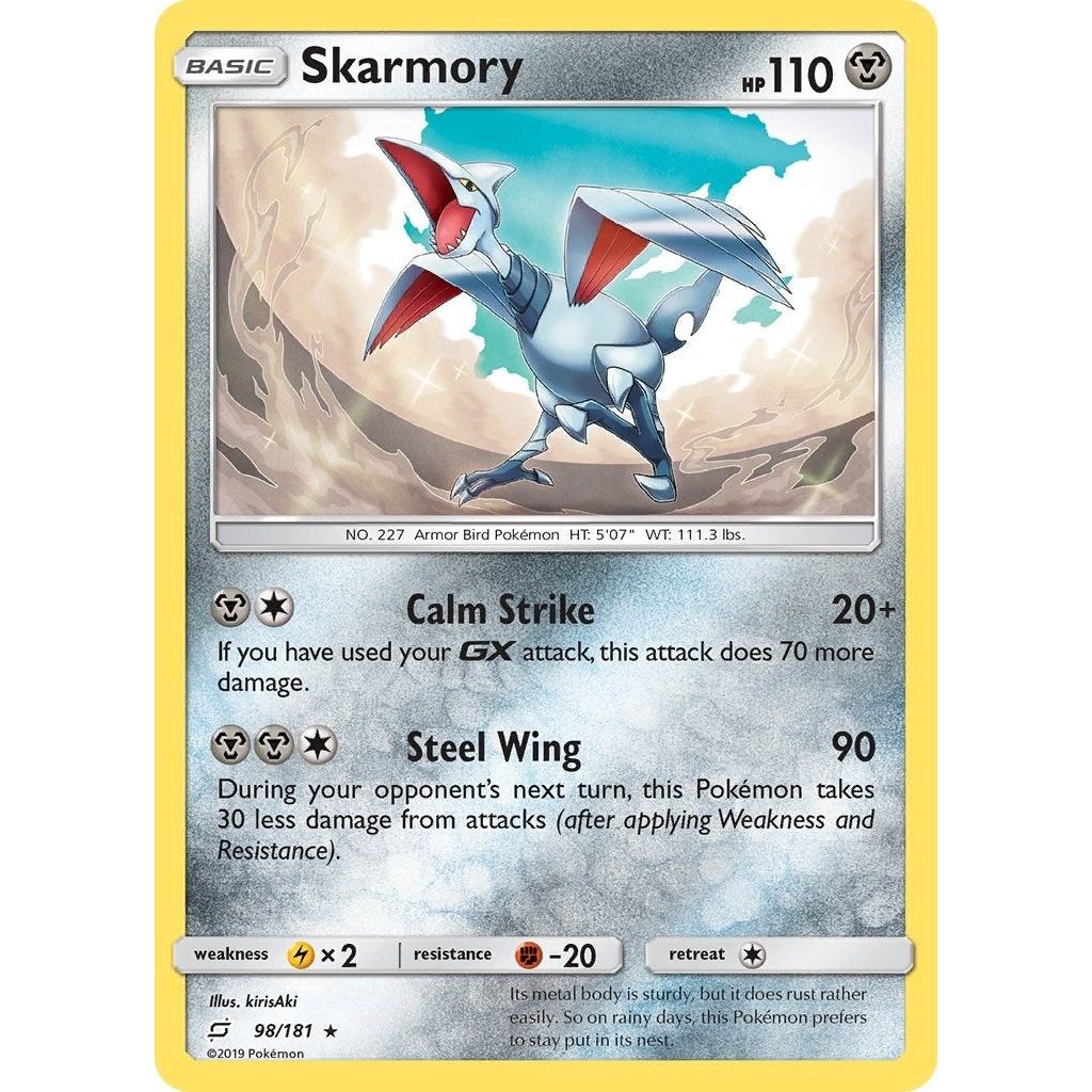 Image for Skarmory (98/181) (SM9) - Pokemon