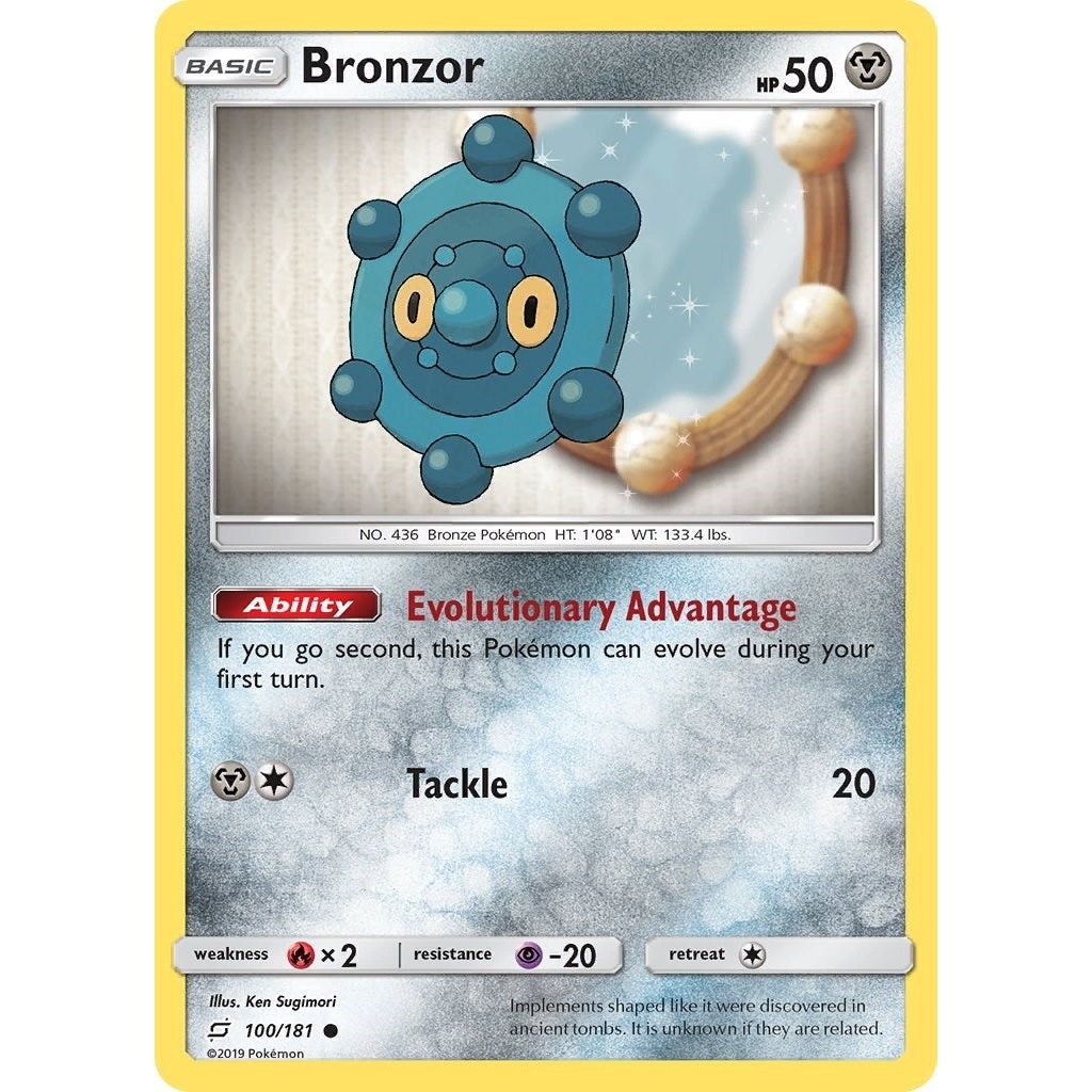 Image for Bronzor (100/181) (SM9) - Pokemon