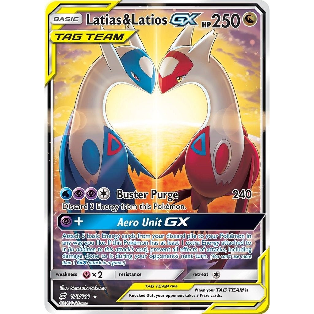 Image for Latias & Latios GX (Alternate Full Art) (170/181) (SM9) - Pokemon